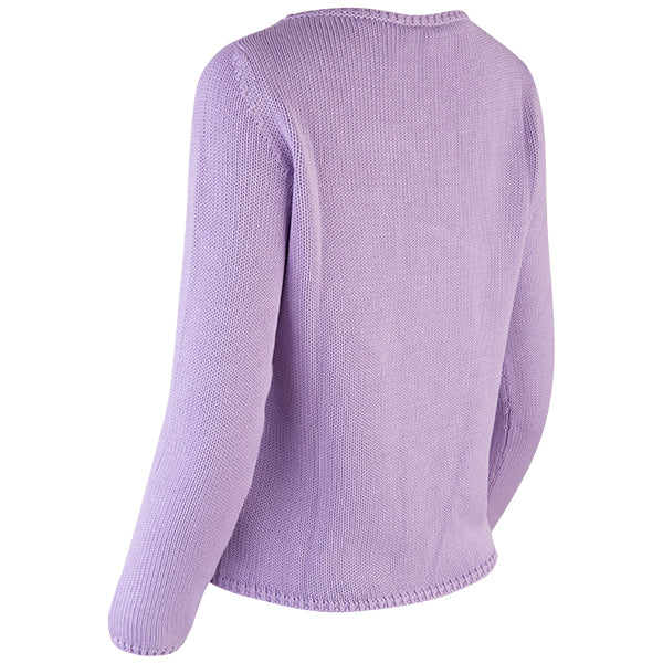 Long Sleeve Pullover in Lt Lavender