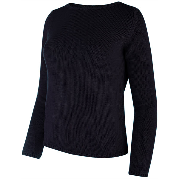 Long Sleeve Pullover in Navy