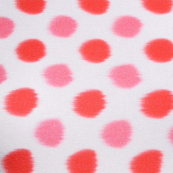 Printed Tee in Red Ikat Dots