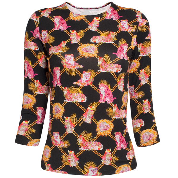 Printed Tee in Floral Safari