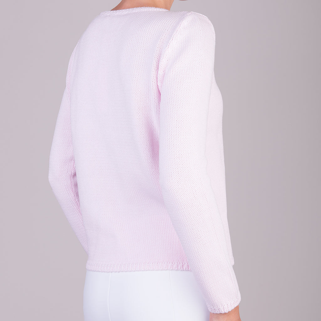 Long Sleeve Pullover in Angelwing
