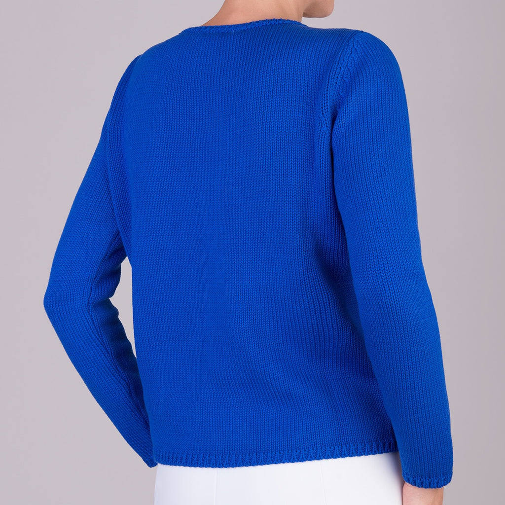 Long Sleeve Pullover in Azure