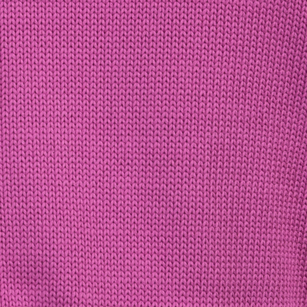 Oversized Round Neck Pullover in Black Raspberry
