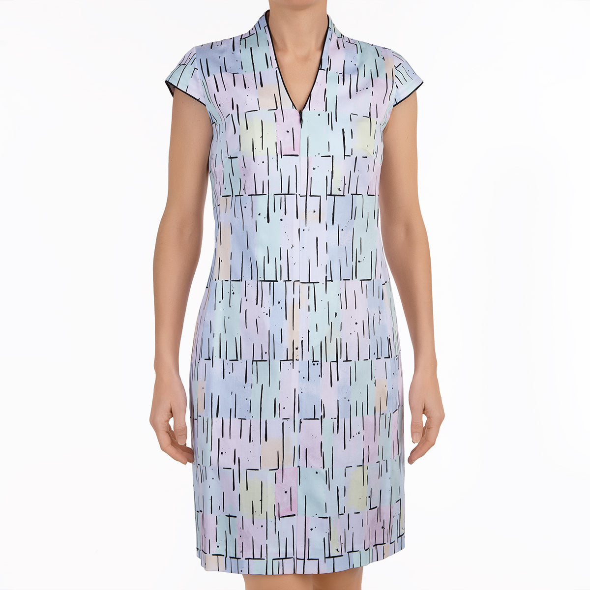 pastel shift dress boohoo Women's Bow Detail Woven Shift Dress in Pastel Pink | Size: 4