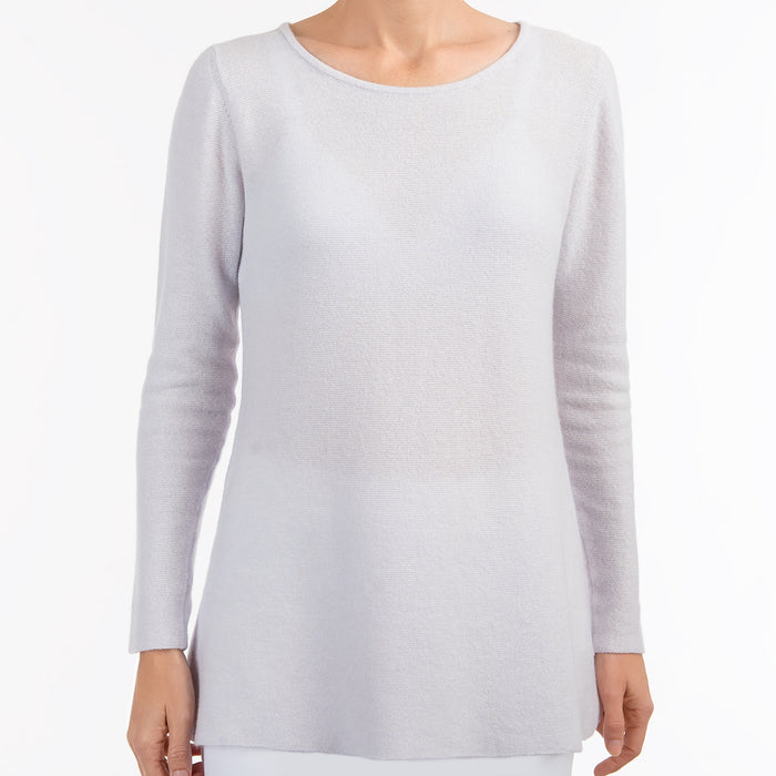 Round Neck Pullover in Pearl
