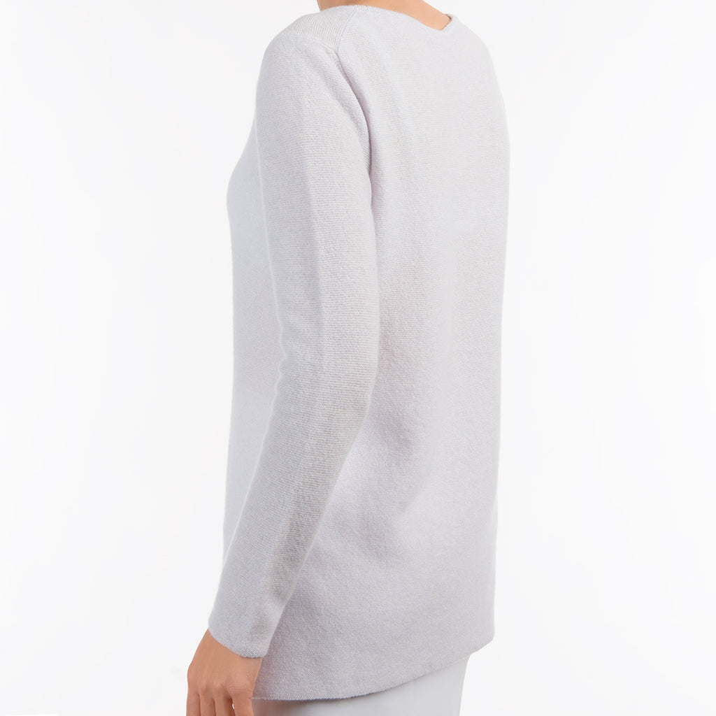 Round Neck Pullover in Pearl