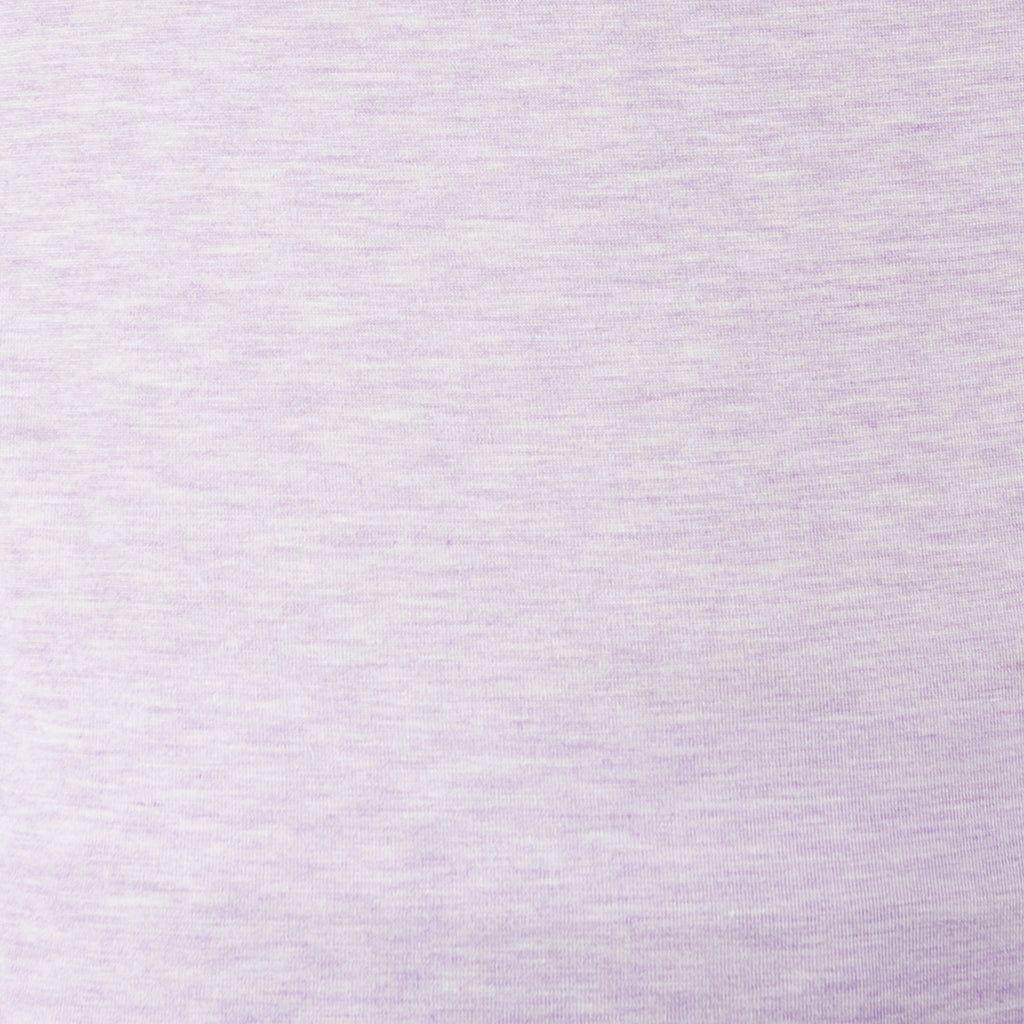 Shaped Melange Knit Tee in Lilac