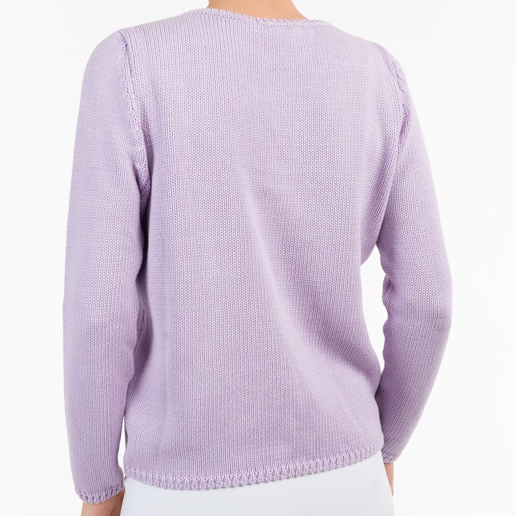 Long Sleeve Pullover in Lilac