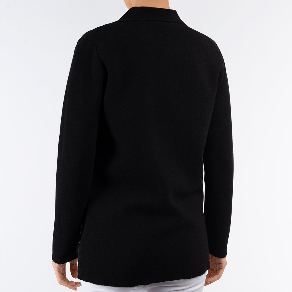 Sweater Blazer in Black