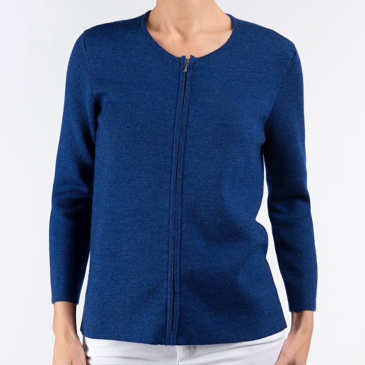 激安特販 encode Improved knit cardigan Sapphire - トップス