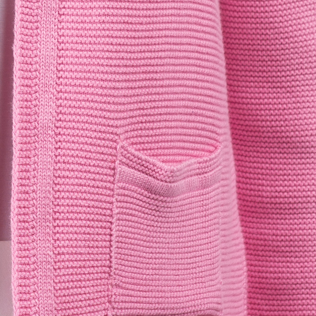 2 Pocket Cardigan in Petal Pink