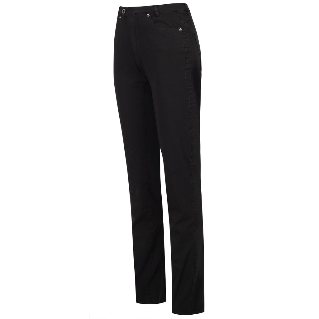 Cotton Stretch 5-Pocket Jean in Black