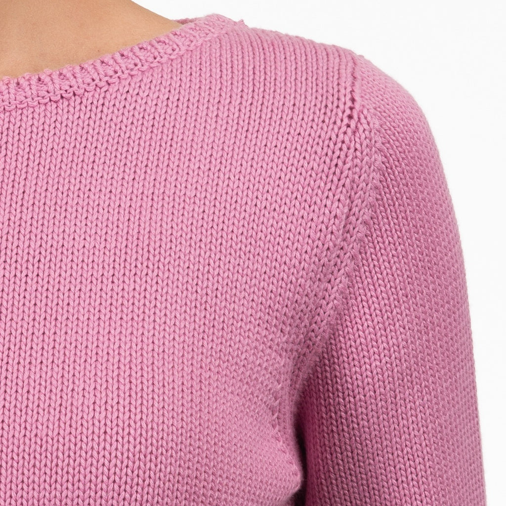 Long Sleeve Pullover in Lavender Pink