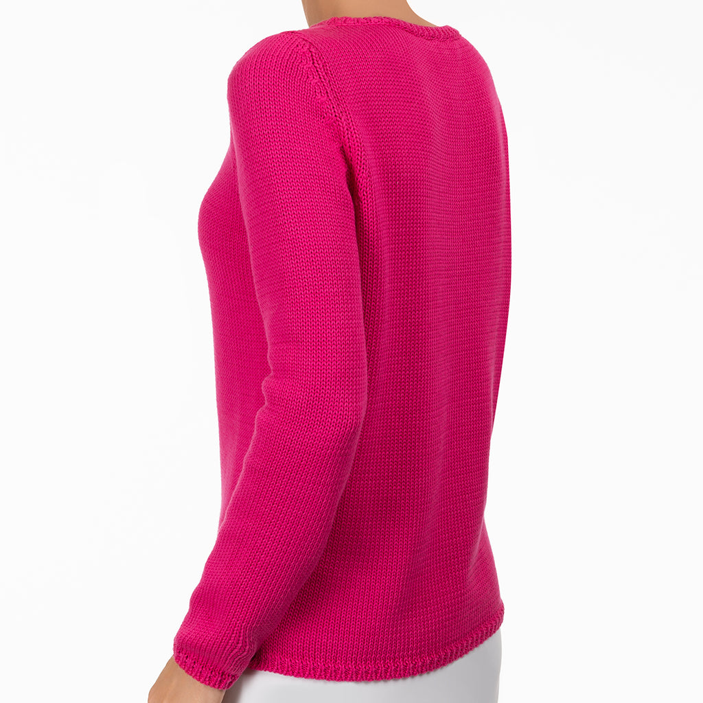 Long Sleeve Pullover in Paradise Pink