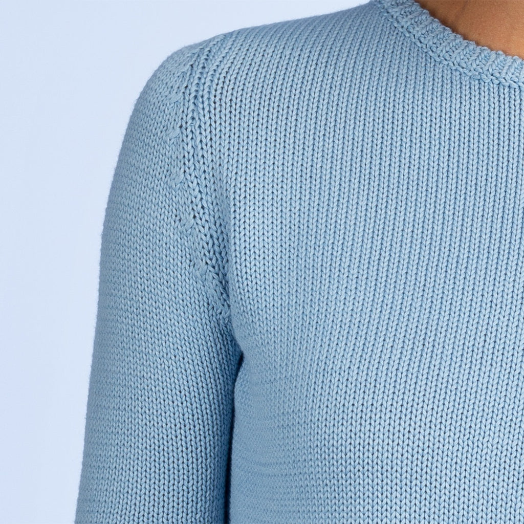 3/4 Sleeve Pullover in Giorgio Blue