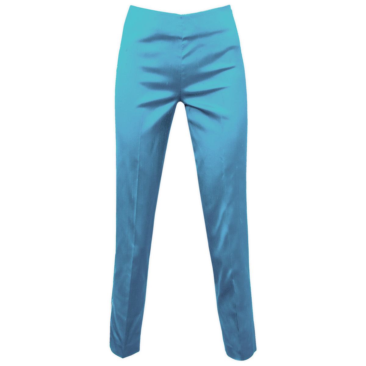 Express | Stylist Super High Waisted Pleated Ankle Pant in Deep Sky Blue |  Express Style Trial