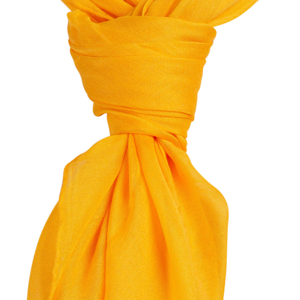 Modal Cashmere Scarf in Marigold Orange